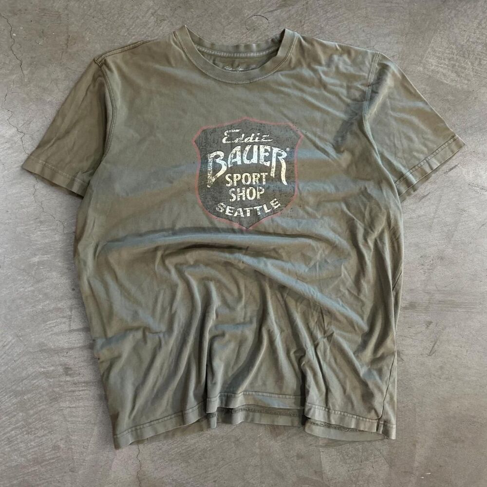Eddie Bauer Grey Graphic T-shirt